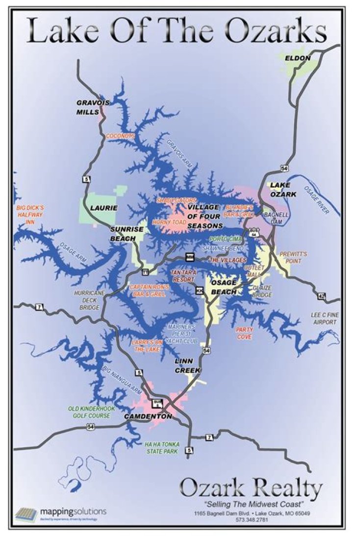 Where is lake of the ozarks