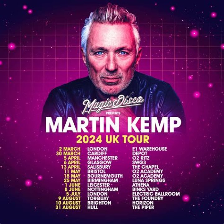 Where is Martin Kemp from? Where does Martin Kemp live?