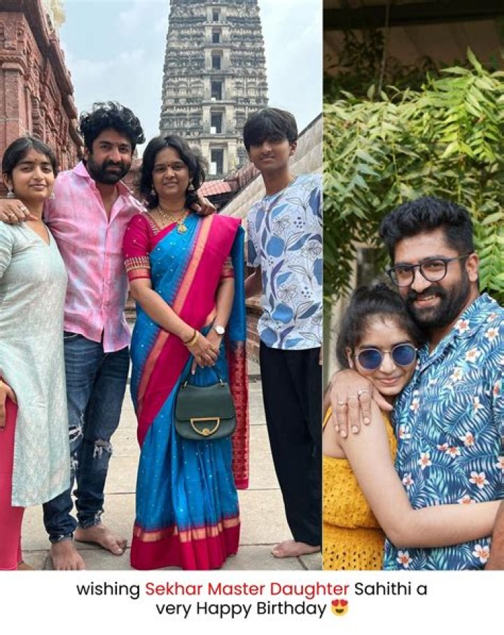 Who is Sekhar Master Daughter Sahithi Master?