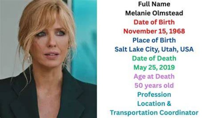 Who Was Melanie Olmstead In Yellowstone? Suicide, Tribute, And Facts On Actress