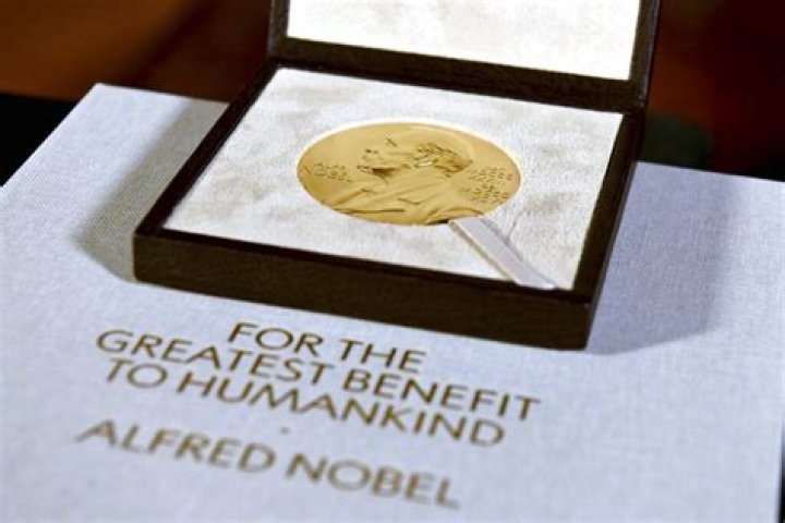 Why did Alexander Aris receive the Nobel Peace Prize on behalf of his mother?
